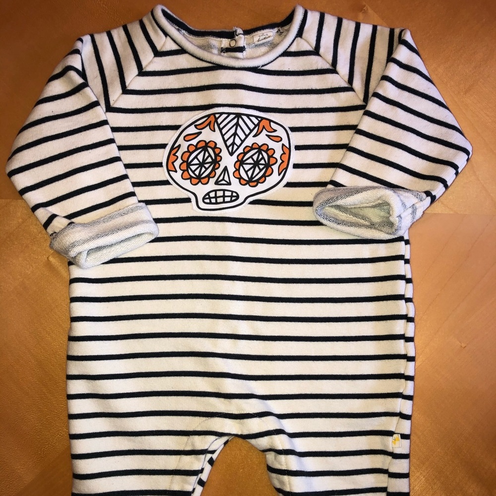 Unisex Sugar Skull Romper